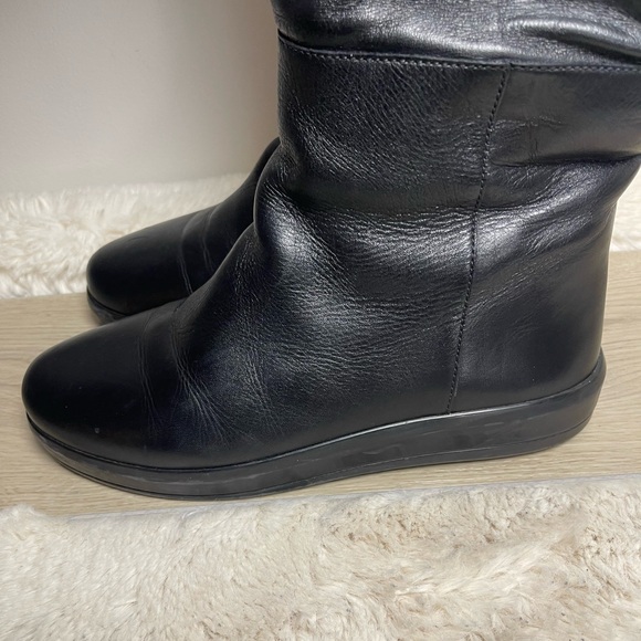 Prada Leather Shearling Winter Boots - Picture 9 of 16